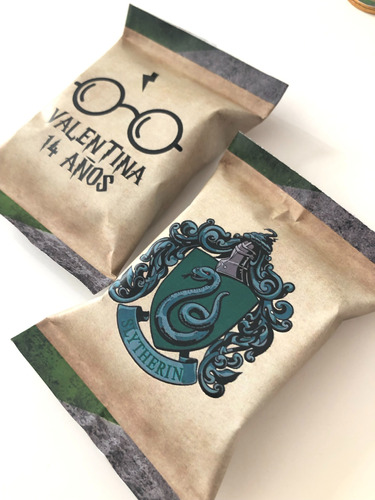 Golosinas Personalizadas X 25 Candy Bar Slytherin