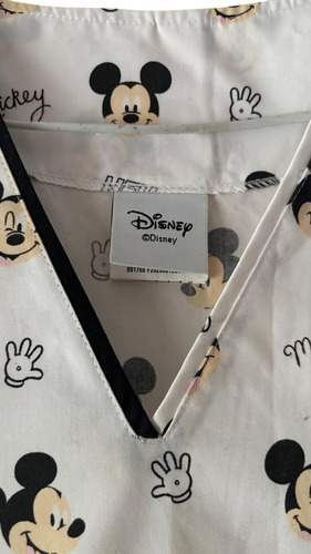 Casaca Chaqueta Sanidad Disney Mujer - Saber T 2 = 48 Blanco / Negro Estampado 2