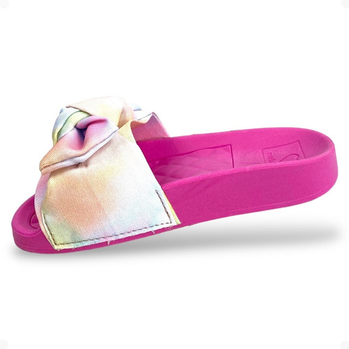 Imagem 3 de 4 de Chinelo Com Laço Slide Infantil Molekinha