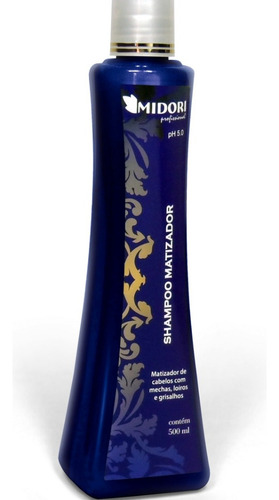 Kit 2 Shampoo Matizador Midori Profissional 500ml