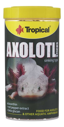 Alimento Para Ajolotes Anfibios Tropical Axolotl Sticks 135b