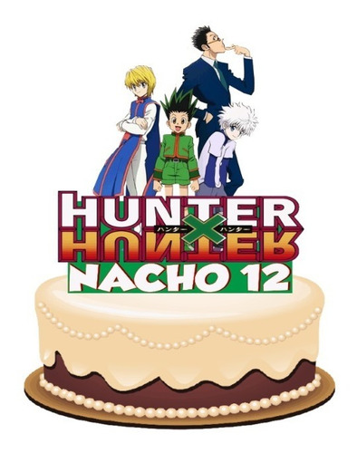 Hunter X Hunter Cake Topper Adorno Para Tortas Anime   