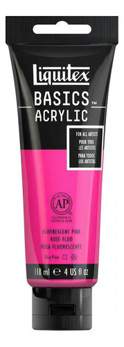 Tinta Acrilica Liquitex Basics 987 Fluorescent Pink 118ml