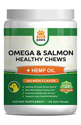 Aceite De Salmón Para Perros - Omega 3 Aceite De Tscs7