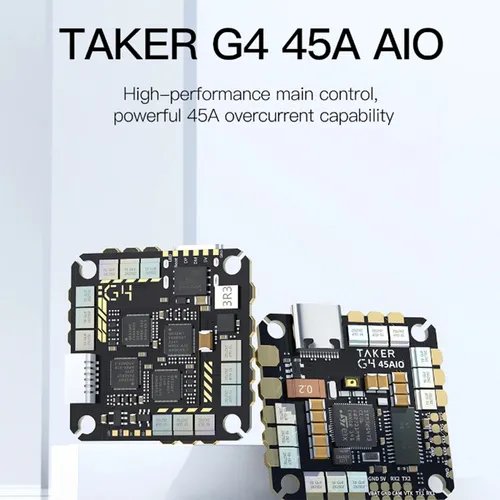 Controlador De Vuelo Taker G4 45a Aio Baro Osd G473 Blhelis