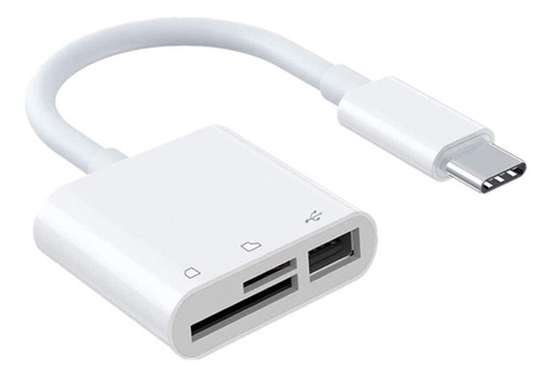 Lector De Tarjetas De Memoria 3 En 1 C A Usb Sd Tf Otg Hub U