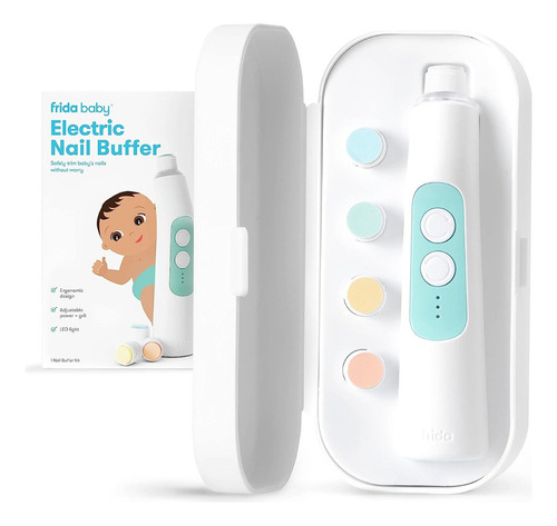 Lima Eléctrica Para Uñas Frida Baby Blanco