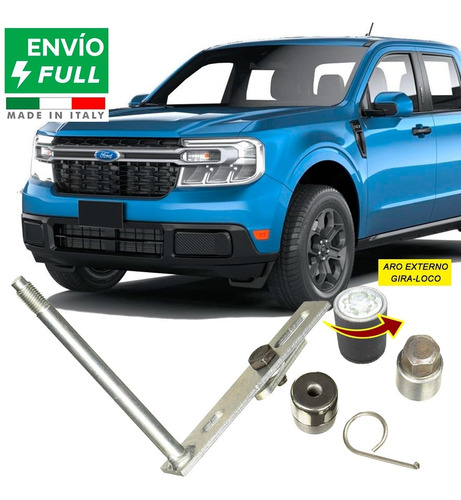 Set Kit Seg Llanta Refaccion Maverick Lariat Ft124