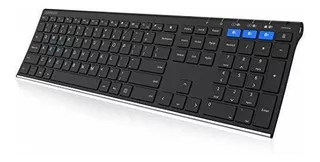 Arteck Universal Bluetooth Teclado Multidispositivo Acero In