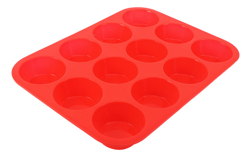 Molde Para Tartas, 12 Tazas, Silicona De Calidad Alimentaria