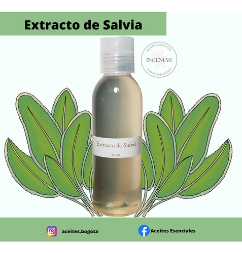 Aceite Extracto De Salvia En 120ml