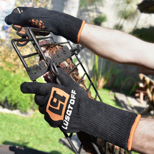 Imagen 1 de 9 de Guantes De Fuego Resistentes Calor Extremo Kevlar/aramida