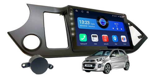Multimidia Youtube Espelha Ios Carplay Kia Picanto 2012 À 17