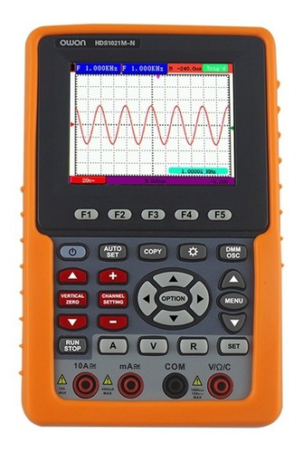 Osciloscopio Portátil 1ch/20mhz  Multímetro Hds1021m A Msi!