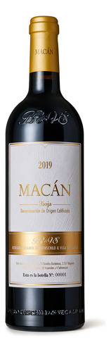 Macan Tempranillo Rothschild Vega Sicilia Vino Rioja España