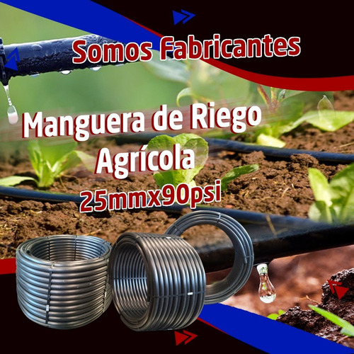 Imagen 5 de 5 de Rollos De Manguera Agrícolas 1/2 3/4 1 2 3 4 Pulgadas