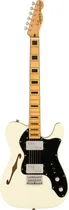 Comprar Guitarra eléctrica Squier by Fender Classic Vibe '70s Telecaster Thinline de arce olympic white brillante con diapasón de arce