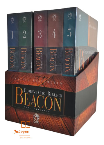 Box Comentário Bíblico Beacon | Antigo Testamento | Vol 1 A 5 | Brochura