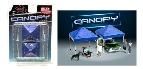 American Diorama 1:64 2 Pack Canopy Set Carpas 