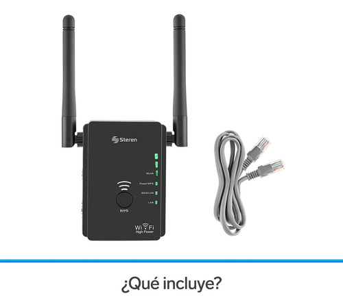Imagen 11 de 12 de Access point, Repetidor, Router Steren COM-8200 negro 100V/240V