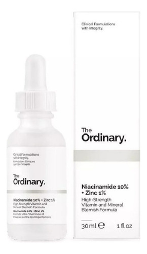 The Ordinary Niacinamida 10% + Zinc 1% 30 Ml Día/noche Todo Tipo De Piel Día/noche