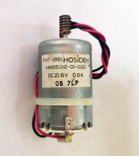 Micro Motor Hosiden 21,6v 0.6a Fh7-1861