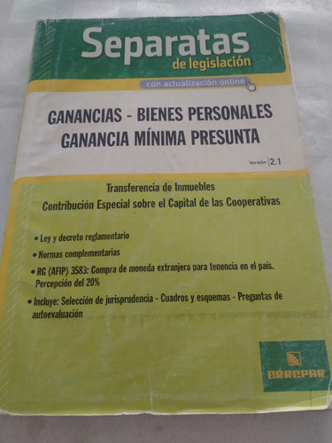 Separatas De Legislacion, Ganancias - Bienes Personales 2.1