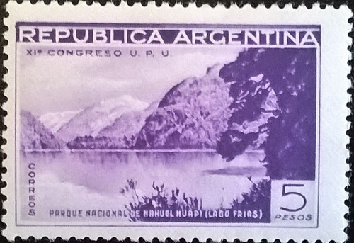 Argentina, Sello Gj 830 Xi Congr. Upu 5p 1939 Mint L11152