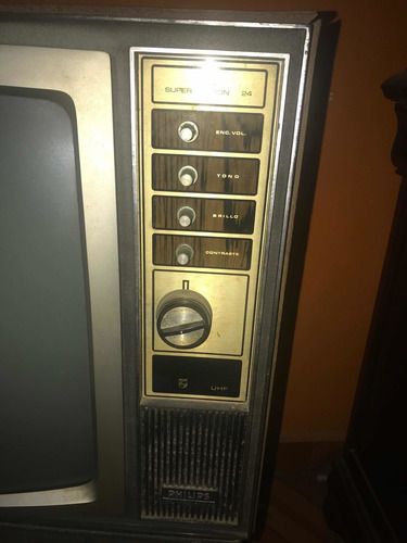 Imagen 7 de 8 de Antiquísima Televisión Philips Super Vision(art D Colección)