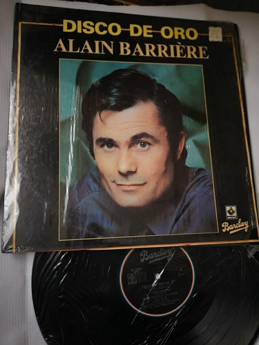 Alain Barriere Disco De Oro Disco De Vinil Original