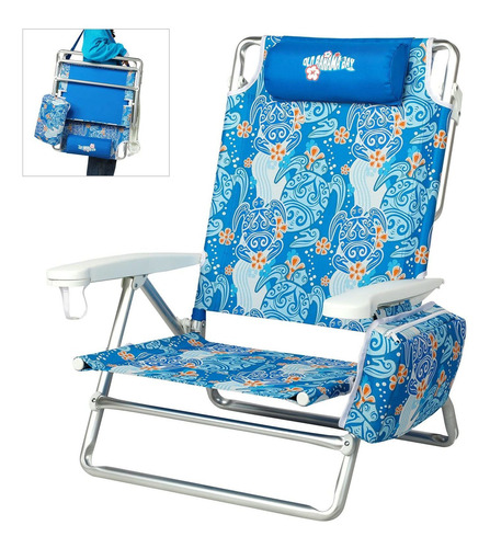 Old Bahama Bay Silla Playa Plegable 5 Posicion Bolsa Sol