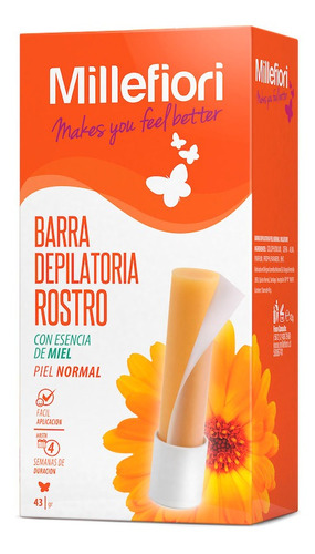 Barra Depilatoria Facial Piel Normal Millefiori