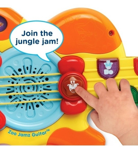 Imagen 5 de 5 de Guitarra Musical Vtech, Instrumento Musical Para Niños