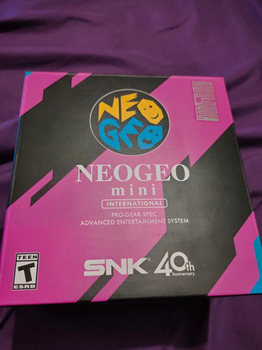 Consola Neogeo Mini Maquinita Original 40 Juegos 
