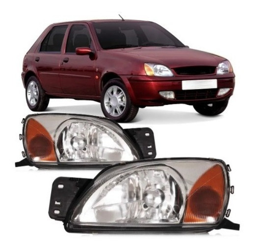 Optica Ford Fiesta Lx 2000 2001 2002 Giro Ambar 