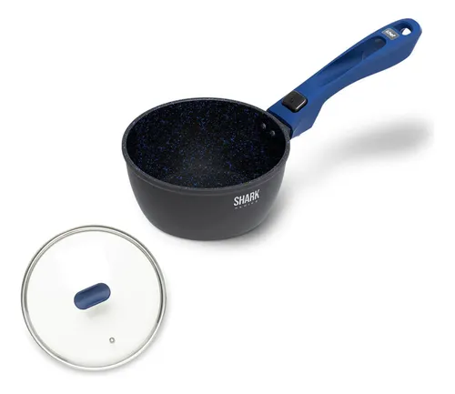 Panela Polishop Ichef Ultra Shark Series Azul 16cm Com Tampa