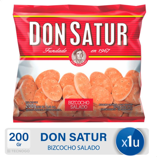 Galletita Don Satur Bizcochos  grasa salado 200 g