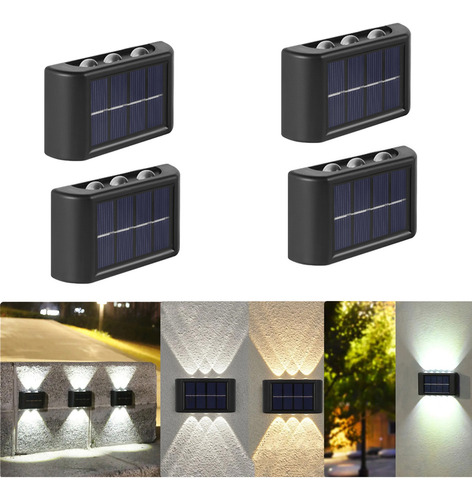 Nuevas Luces De Pared Solares Lámpara Solar Led Impermeable