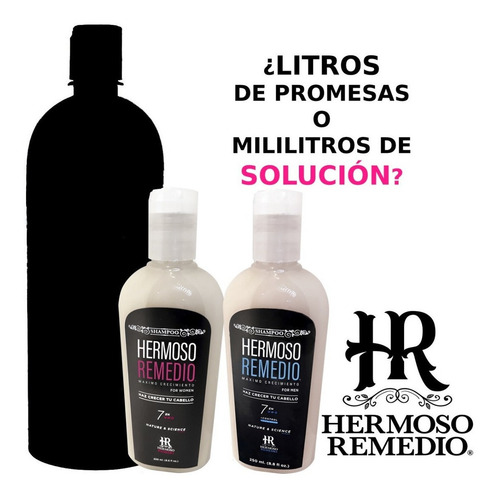 Imagen 6 de 7 de Shampoo Crecimiento Anti Caída Reparador Frizz Mujer 7 En 1