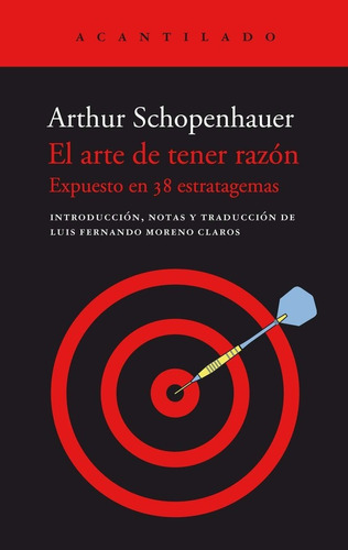 Libro El Arte De Tener Razon - Arthur Schopenhauer