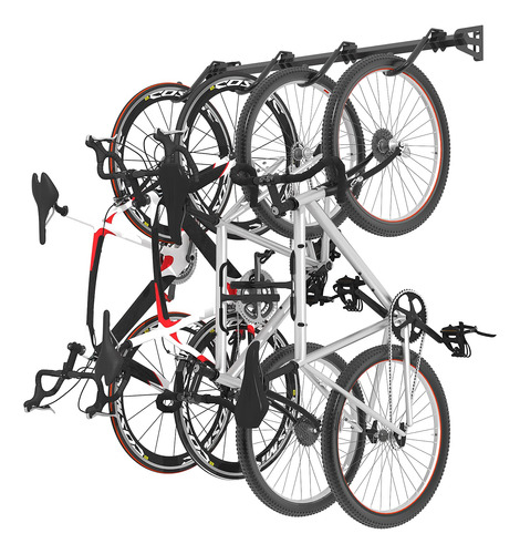 Fleximounts - Soporte De Pared Para 4 Bicicletas, Resistente