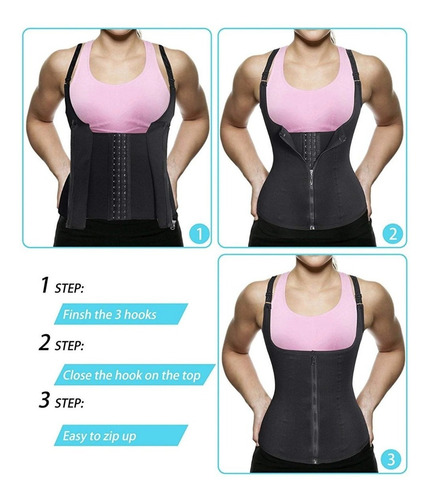 Imagen 2 de 6 de Chaleco Moldeador De Cuerpo De Talla Grande 4l, Mujer Faja