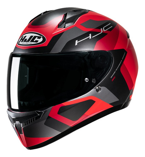 Casco Integral Hjc Mc21sf C10 Tins Rojo/ Negro  Ecer22-06