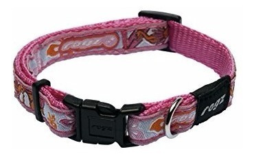 Rogz Jelly Bean Collar + Paseador , Talla Small