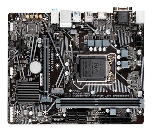 Imagen 3 de 5 de Motherboard Gigabyte H410m H V3 Intel Lga1200 64gb Hdmi Ddr4