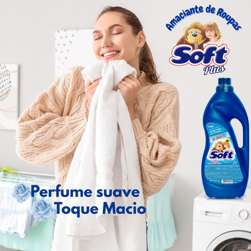 Amaciante De Roupas Soft Plus Floral 2l
