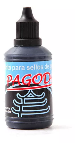 Tinta Para Sellos Pagoda Negra X 60cc