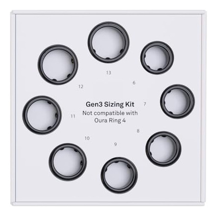 Oura Ring Gen3 Sizing Kit: Compra Confiable Y Acierta En El