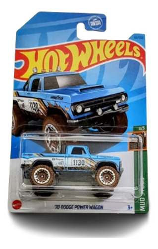 Hot Wheels Carro Camioneta Dodge Power Wagon 1970 Colección