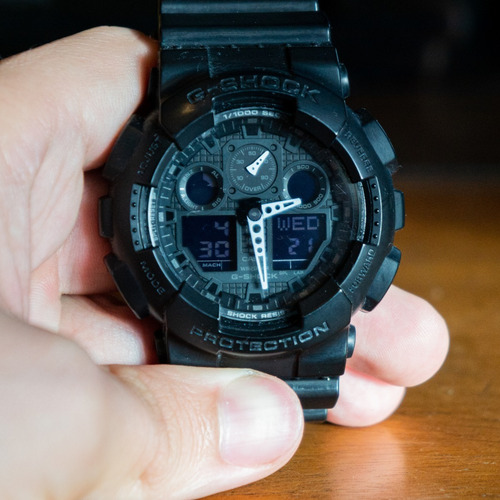 Casio G-shock Ga100 1a1dr - All Black - Frete Grátis
